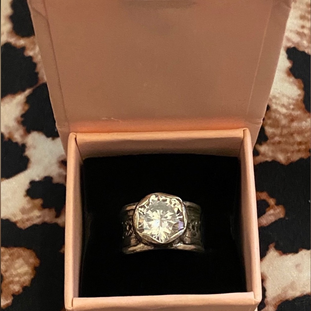 Silpada Sterling Silver ‘Queen For a Day’ ring w/ Cubic Zirconia R2208 -RETIRED- - Picture 7 of 8